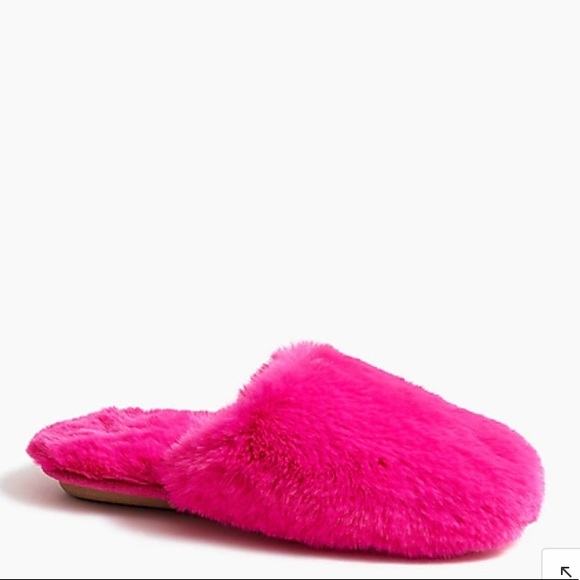 J. Crew Fuzzy Scuff Slippers - Picture 8 of 9